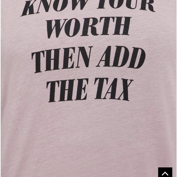 Torrid Mauve Graphic Tee - Picture 4 of 10